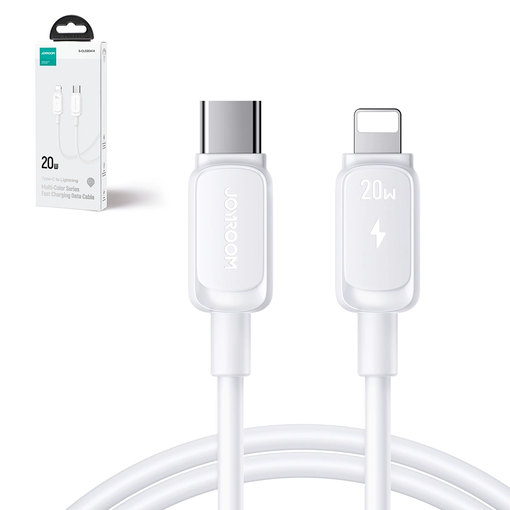 Datový a nabíjecí kabel USB-C - Lightning Joyroom S-A14, 30W, 1.2m, bílý