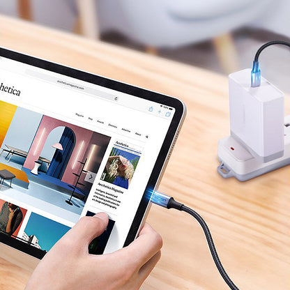 Datový a nabíjecí kabel USB-C - USB-C UGREEN US316, 100W, 2m, šedý
