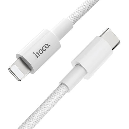 Kabel pro data a nabíjení USB-C - Lightning HOCO X56, 20W, 1m, bílý