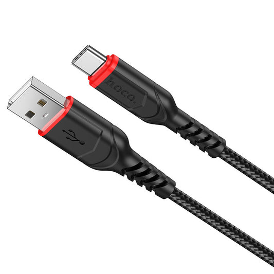 Datový a nabíjecí kabel USB-A - USB-C HOCO X59 Victory, 18W, 1m, černý