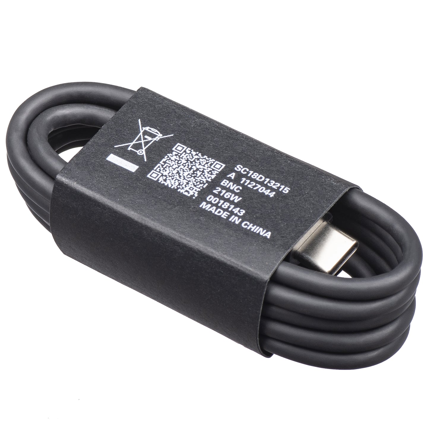Kabel pro data a nabíjení USB-C - USB-C Motorola, 1m, černý SC18D13215
