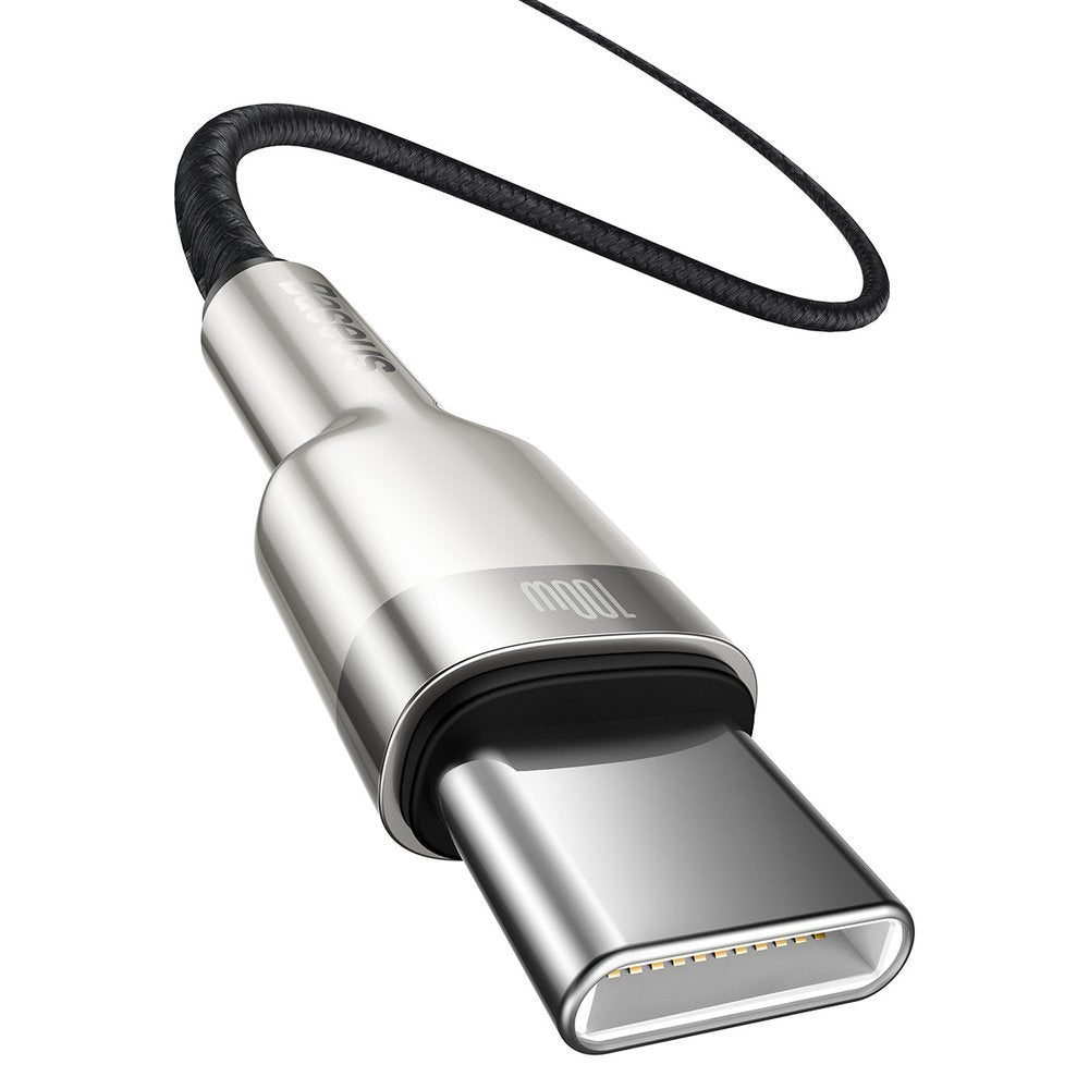 Datový a nabíjecí kabel USB-C - USB-C Baseus Cafule, 100W, 2m, Černý CATJK-D01