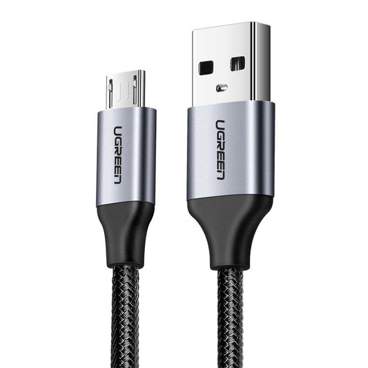 Kabel pro data a nabíjení USB-A - microUSB UGREEN US290, 18W, 1.5m, černý