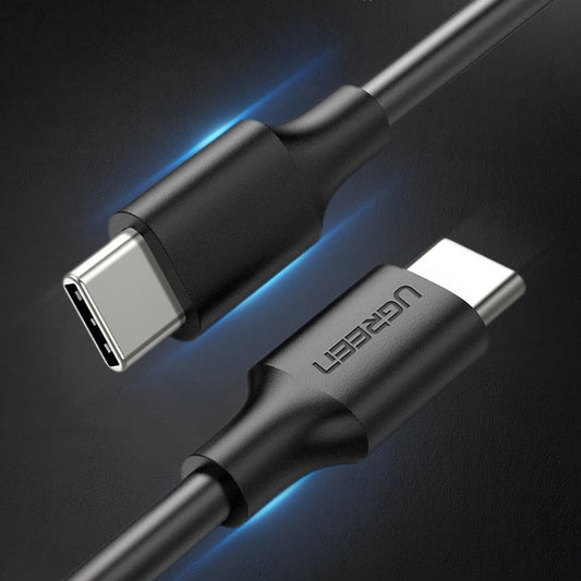 Datový a nabíjecí kabel USB-C - USB-C UGREEN US286, 60W, 1m, černý