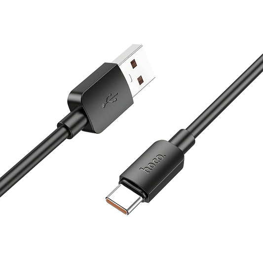 Datový a nabíjecí kabel USB-A - USB-C HOCO X96, 100W, 1m, černý 