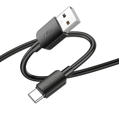Datový a nabíjecí kabel USB-A - USB-C HOCO X96, 27W, 1m, černý
