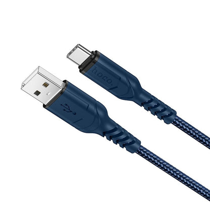 Datový a nabíjecí kabel USB-A - USB-C HOCO X59 Victory, 18W, 1m, Modrý