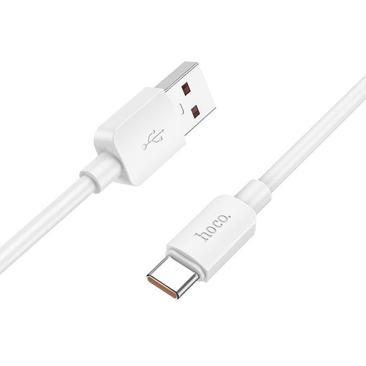 Datový a nabíjecí kabel USB-A - USB-C HOCO X96, 100W, 1m, Bílý