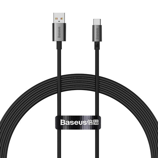 Datový a nabíjecí kabel USB-A - USB-C Baseus Superior Series, 100 W, 1,5 m, černý P10320102114-01