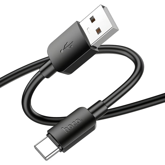 Datový a nabíjecí kabel USB-A - USB-C HOCO X96, 27W, 0.25m, Černý