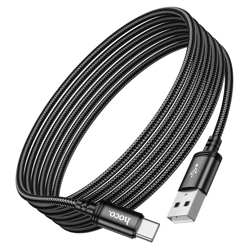 Datový a nabíjecí kabel USB-A - USB-C HOCO X91, 18W, 3m, černý