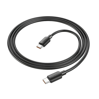Datový a nabíjecí kabel USB-C - USB-C HOCO X96, 100W, 1m, černý
