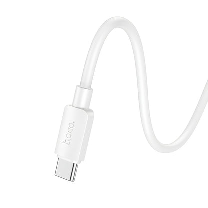 Datový a nabíjecí kabel USB-C - USB-C HOCO X96, 100W, 1m, Bílý