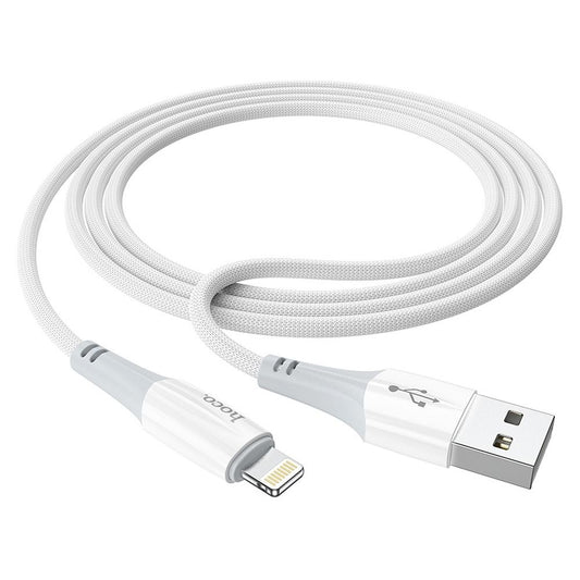 Datový a nabíjecí kabel USB-A - Lightning HOCO X70, 18W, 1m, Bílý