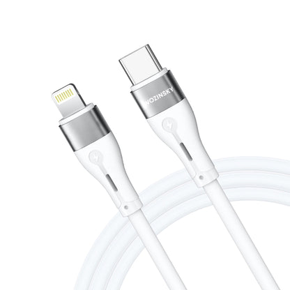 USB-C to Lightning Data and Charging Cable WZK WSTCL1, 27W, 1m, White