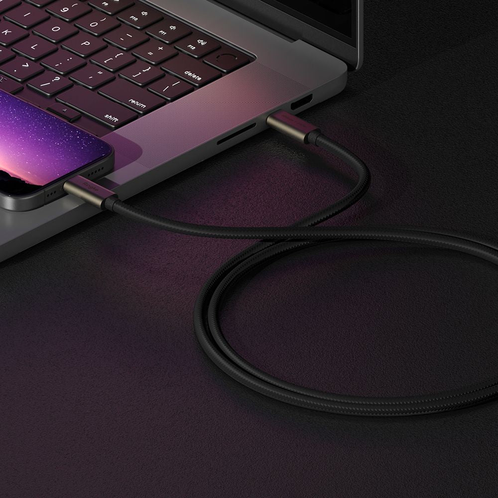 Datový a nabíjecí kabel USB-C - USB-C Ringke 2X2, 240W, 1m, černý
