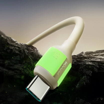 Datový a nabíjecí kabel USB-C - USB-C Joyroom S-A53, 60W, 1.2m, Béžový
