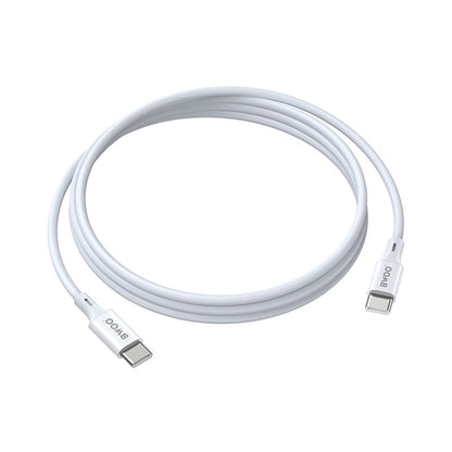 Datový a nabíjecí kabel USB-C - USB-C BWOO X282, 60W, 1m, Bílý