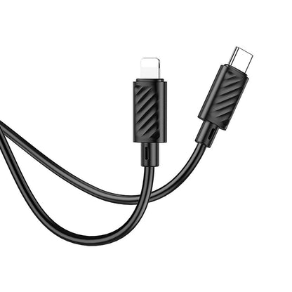 Datový a nabíjecí kabel USB-C - Lightning HOCO X88, 20W, 1m, černý