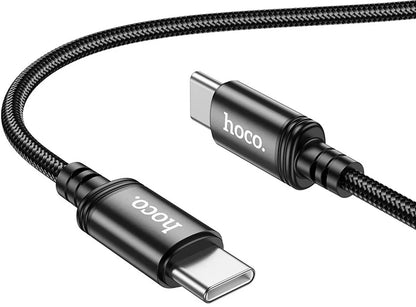Datový a nabíjecí kabel USB-C - USB-C HOCO X89, 60W, 2m, černý