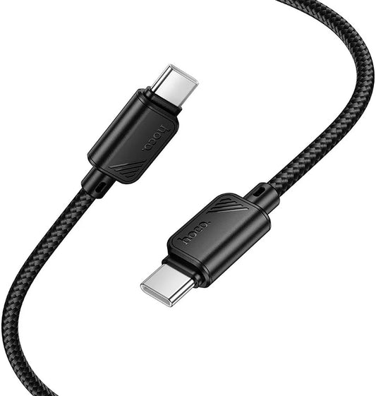 Datový a nabíjecí kabel USB-C - USB-C HOCO X113, 60W, 1m, černý