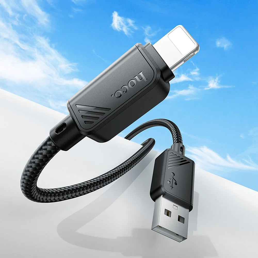 Datový a nabíjecí kabel USB-A - Lightning HOCO X113, 18W, 1m, černý
