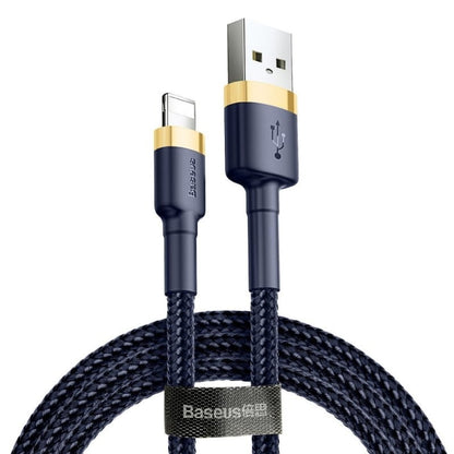 Datový a nabíjecí kabel USB-A - Lightning Baseus Cafule, 18W, 2m, Námořnická modř CALKLF-CV3