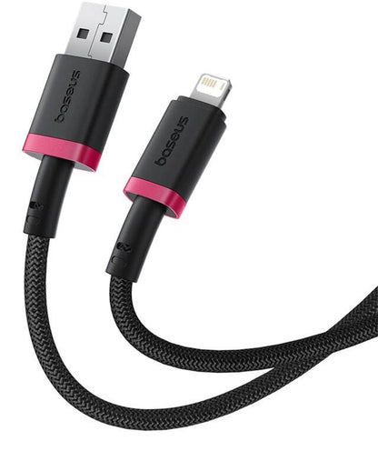 Kabel pro data a nabíjení USB-A - Lightning Baseus Dura Series, 18W, 1m, Červený P10377801U01-01