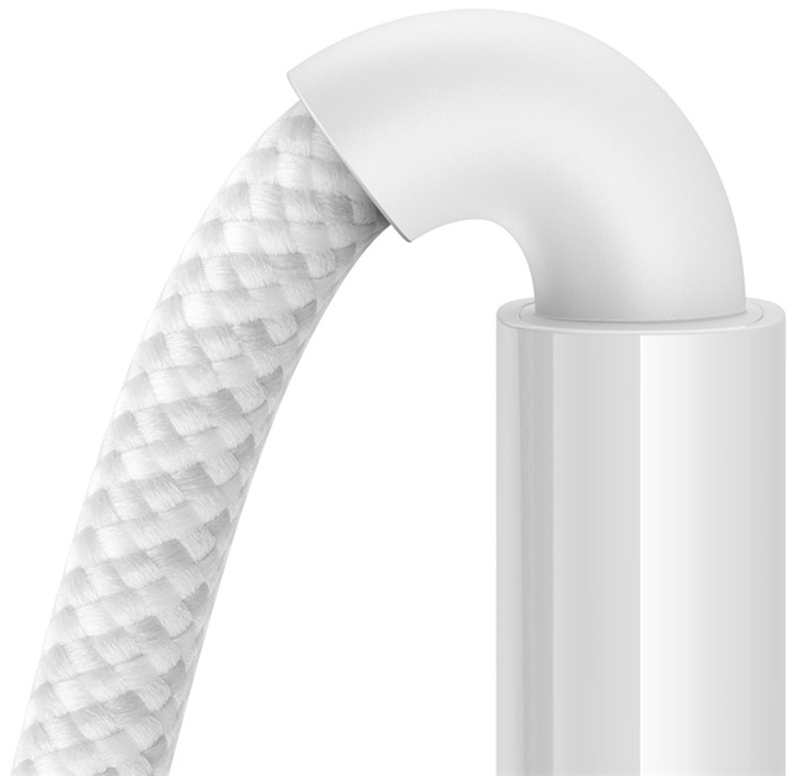 Kabel pro data a nabíjení USB-A - USB-C Baseus Display 2, 100W, 1m, bílý P10382701211-00