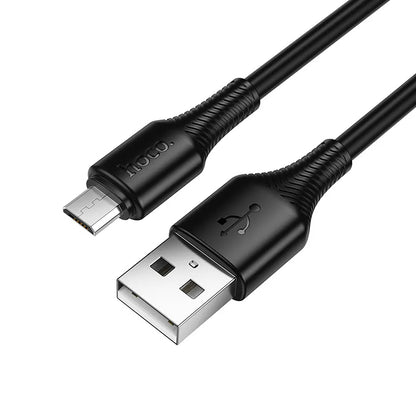 Datový a nabíjecí kabel USB-A - microUSB HOCO X120, 18W, 1m, černý