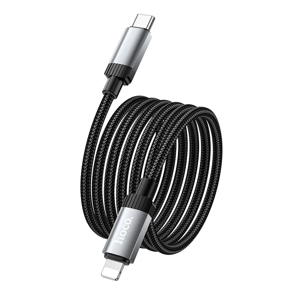 Datový a nabíjecí kabel USB-C - Lightning HOCO X117, 27W, 1m, černý