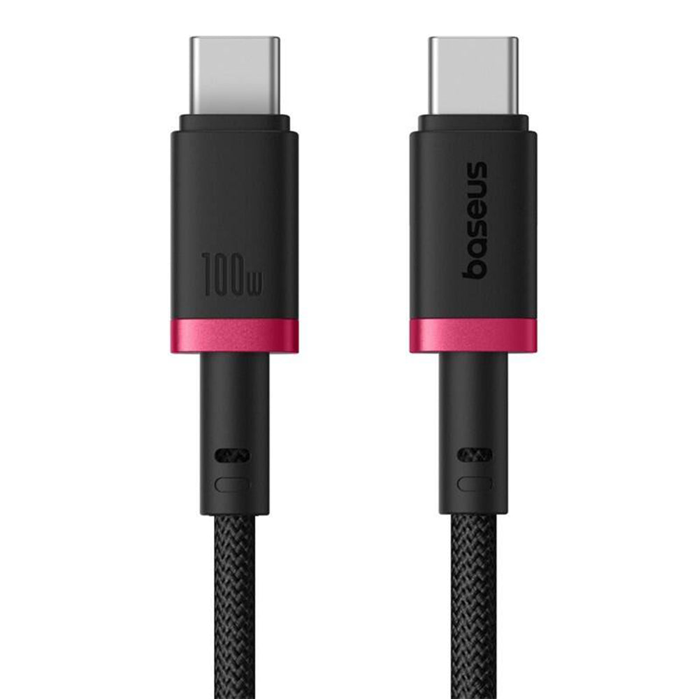 Kabel pro data a nabíjení USB-C - USB-C Baseus Dura Series, 100W, 1m, Červený P10377803U01-01