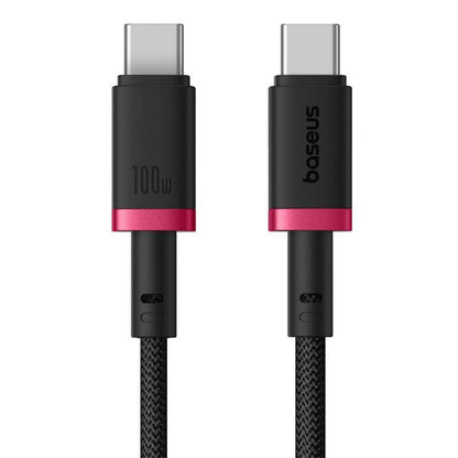 Kabel pro data a nabíjení USB-C - USB-C Baseus Dura Series, 100W, 1m, Červený P10377803U01-01