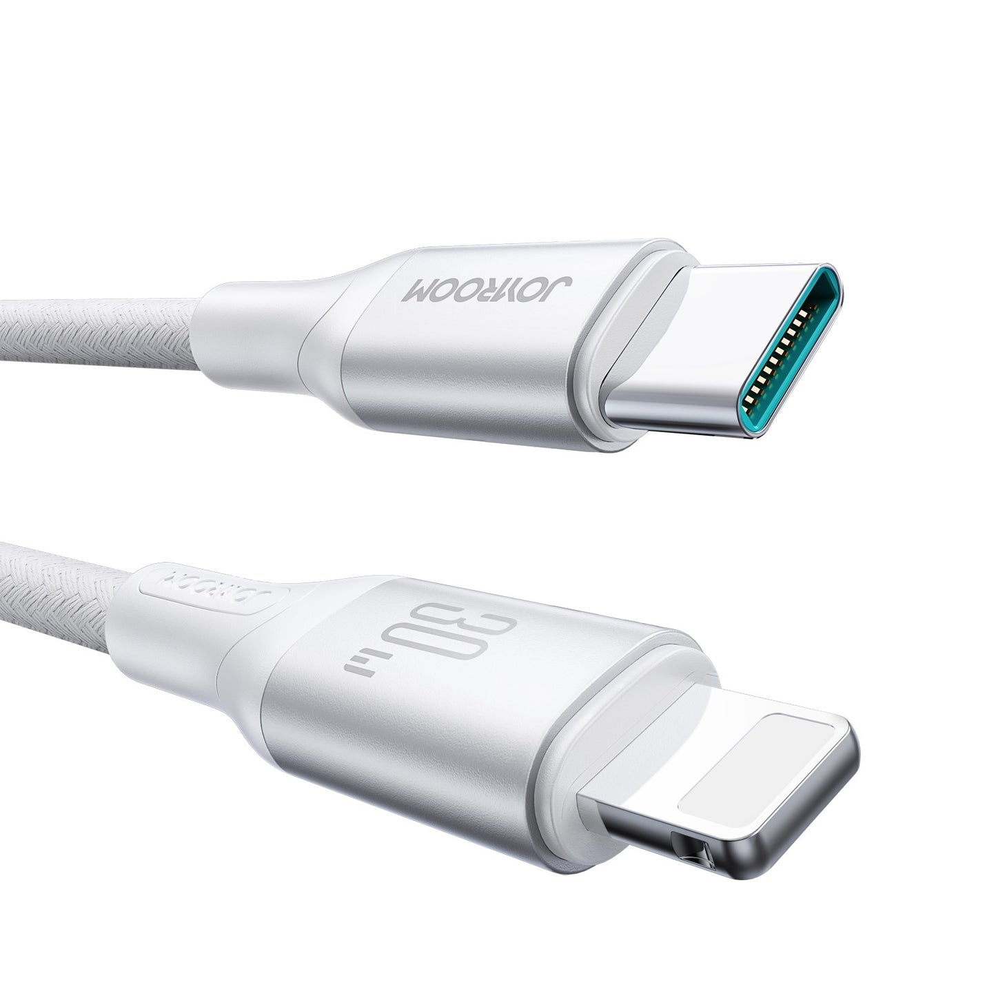 USB-C to Lightning Data and Charging Cable Joyroom S-A28 Flash, 30W, 1m, White