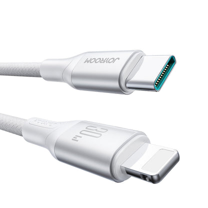USB-C to Lightning Data and Charging Cable Joyroom S-A28 Flash, 30W, 1m, White