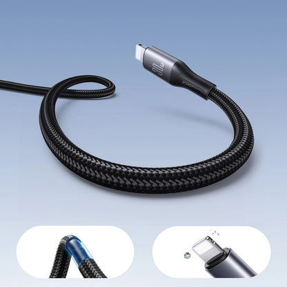 Datový a nabíjecí kabel USB-C - Lightning Joyroom S-A28 Flash, 30W, 1m, černý