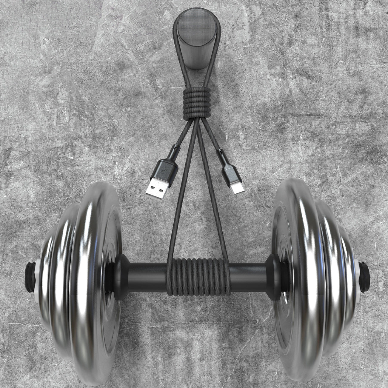 Datový a nabíjecí kabel USB-A - USB-C Dudao L9T, 100W, 1m, Černý