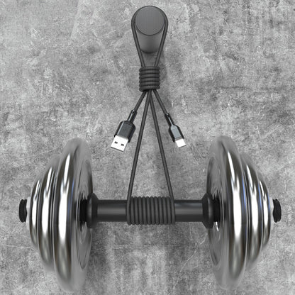 Datový a nabíjecí kabel USB-A - USB-C Dudao L9T, 100W, 1m, Černý