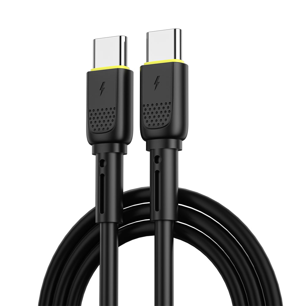 Datový a nabíjecí kabel USB-C - USB-C WiWu Wi-C034, 60W, 1.2m, Černý