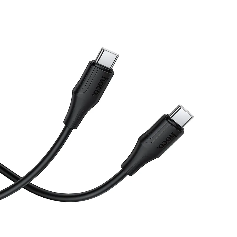 Datový a nabíjecí kabel USB-C - USB-C HOCO X124, 60W, 1m, černý