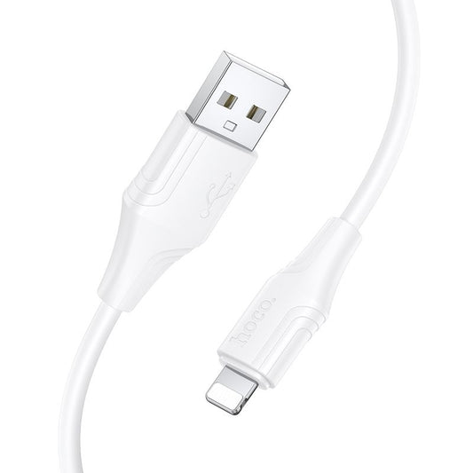 Datový a nabíjecí kabel USB-A - Lightning HOCO X124, 18W, 1m, Bílý