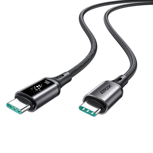 Datový a nabíjecí kabel USB-C - USB-C Joyroom S-A60 StarTalk, 100W, 1.2m, černý