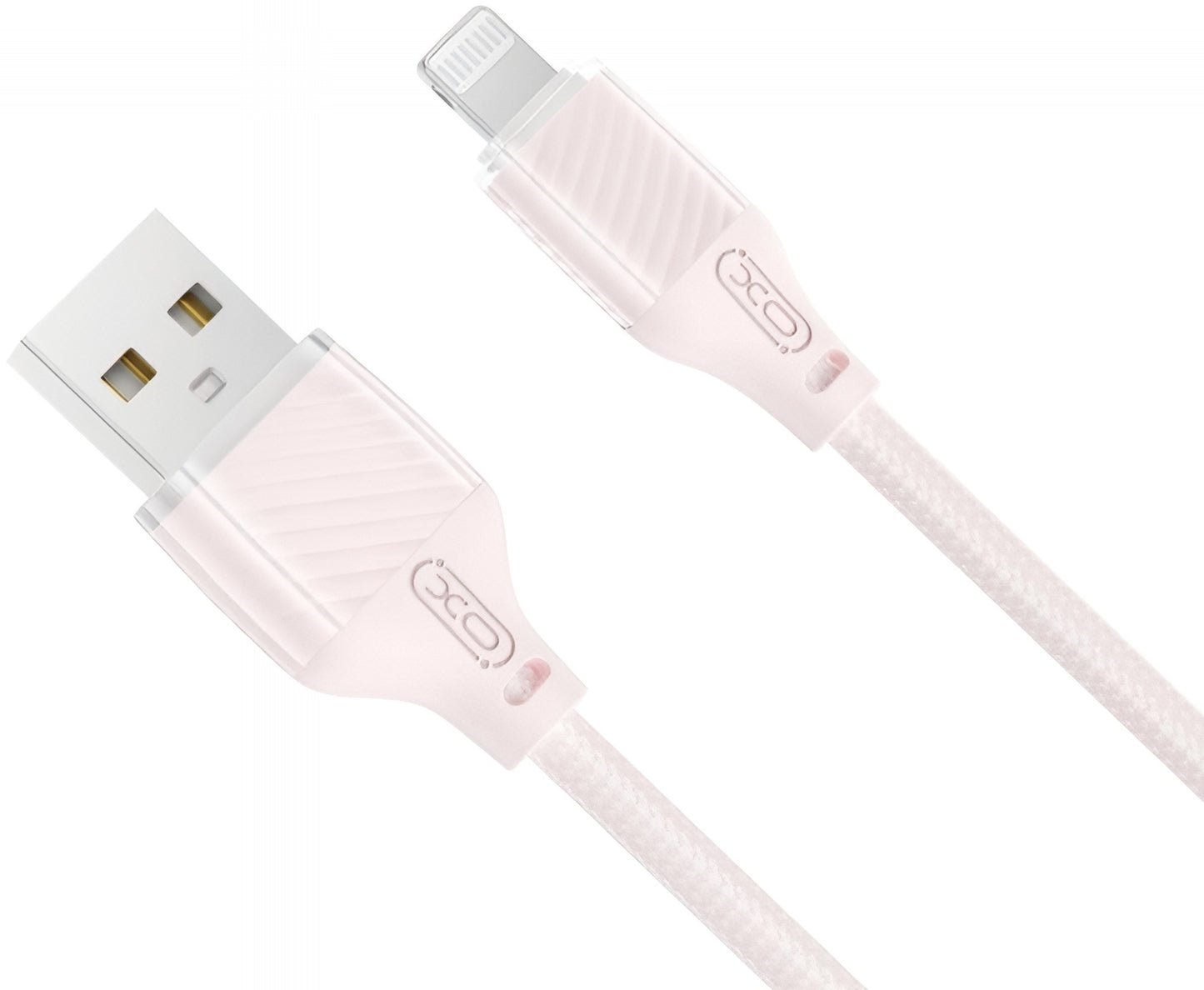 Datový a nabíjecí kabel USB-A - Lightning XO Design NB291, 18W, 1m, Růžový