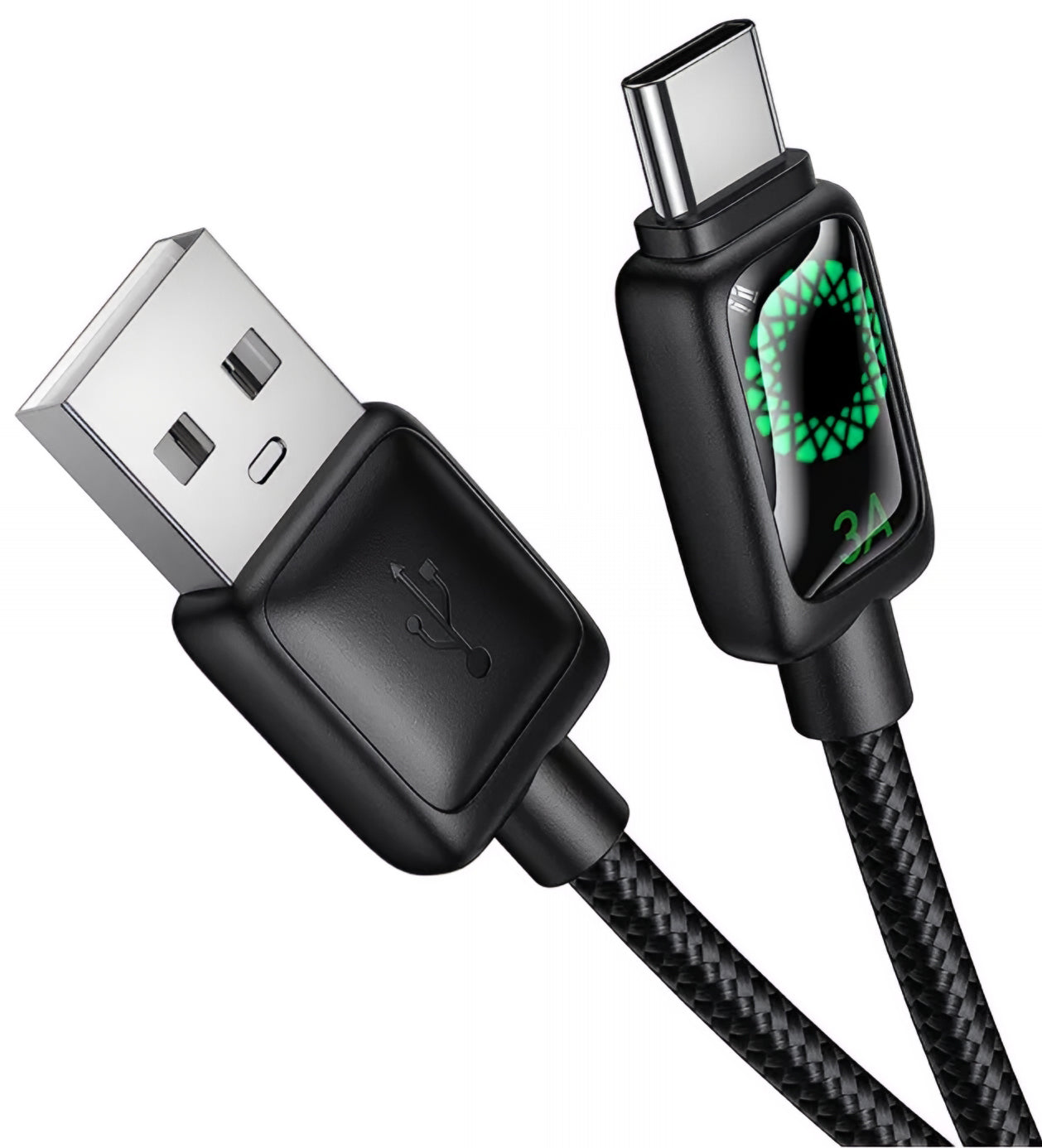 Datový a nabíjecí kabel USB-A - USB-C HOCO U146, 36W, 1.2m, černý