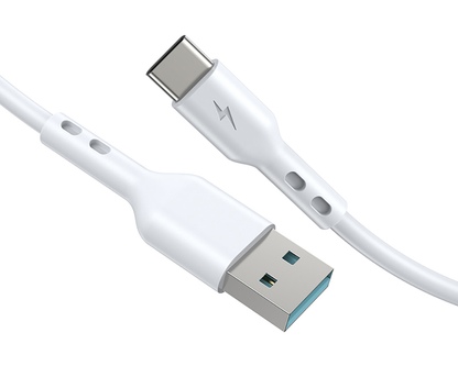 Datový a nabíjecí kabel USB-A - USB-C BWOO X172C, 60W, 1m, Bílý