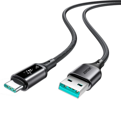 Datový a nabíjecí kabel USB-A - USB-C Joyroom S-A60 StarTalk, 18W, 1.2m, černý