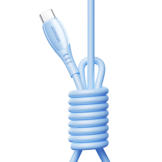 Datový a nabíjecí kabel USB-C - Lightning Joyroom S-A59 Vibrant, 30W, 1.2m, Modrý