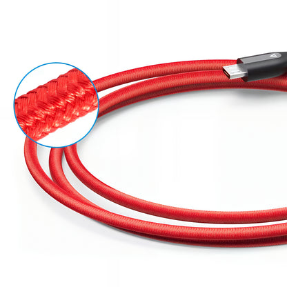 Datový a nabíjecí kabel USB-A - microUSB Anker PowerLine+, 18W, 0.91m, Červený A8142G91