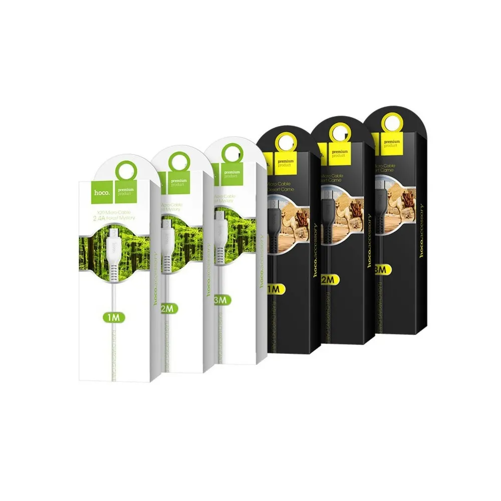 Datový a nabíjecí kabel USB-A - USB-C HOCO Flash X20, 18W, 2m, černý