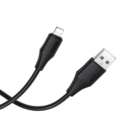 Datový a nabíjecí kabel USB-A - Lightning HOCO X124, 18W, 1m, černý